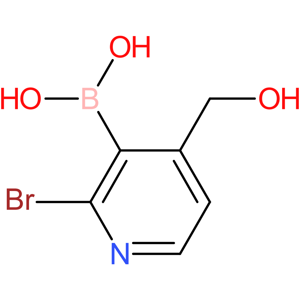 [2-bromo-4-(hydroxymethyl)pyridin-3-yl]boronic acid