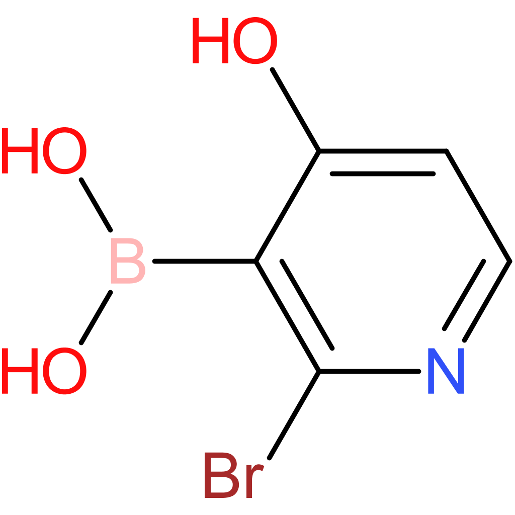 (2-bromo-4-hydroxypyridin-3-yl)boronic acid