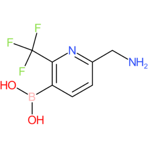 [6-(aminomethyl)-2-(trifluoromethyl)pyridin-3-yl]boronic acid