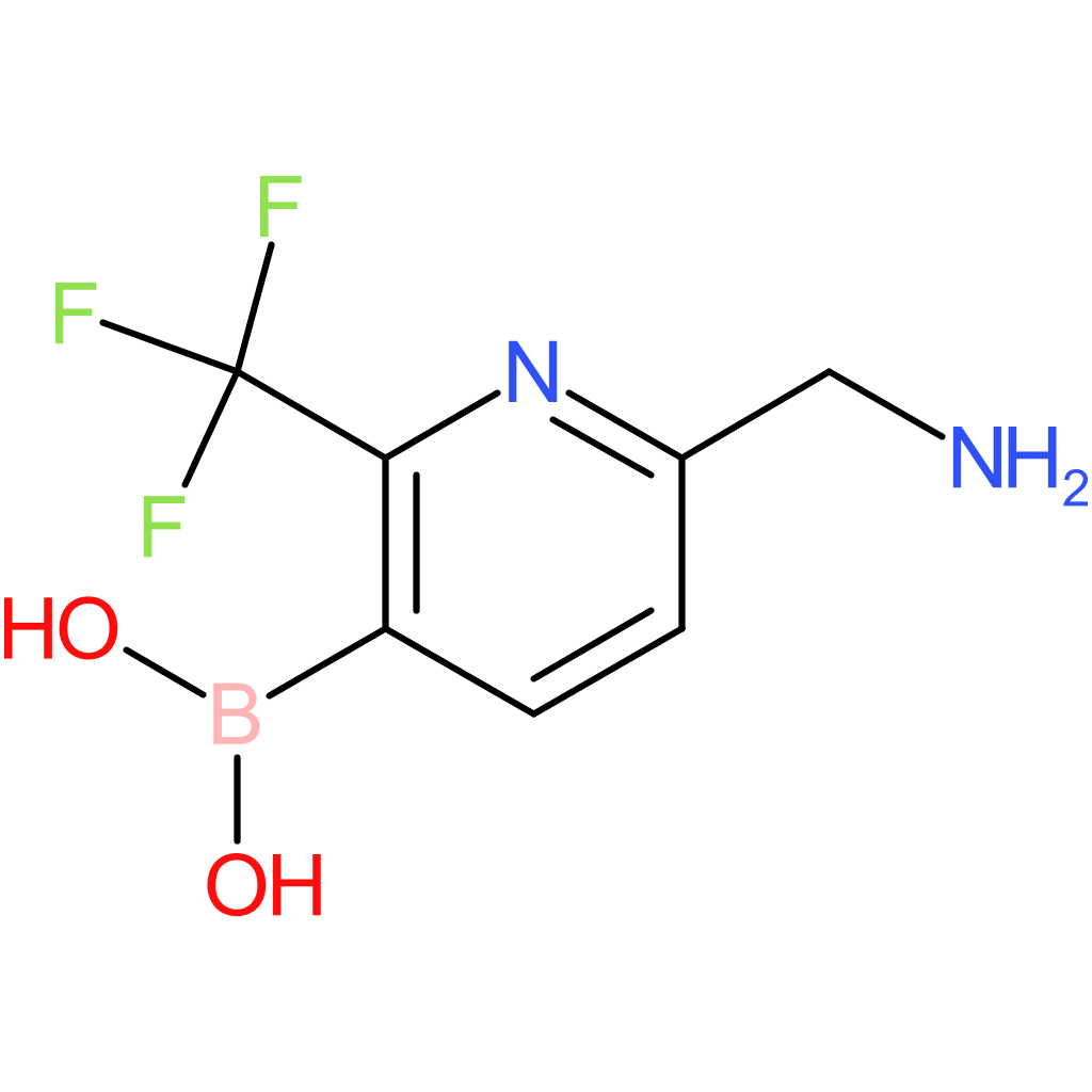 [6-(aminomethyl)-2-(trifluoromethyl)pyridin-3-yl]boronic acid