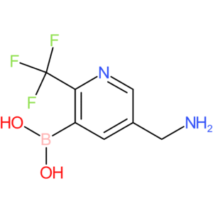 [5-(aminomethyl)-2-(trifluoromethyl)pyridin-3-yl]boronic acid