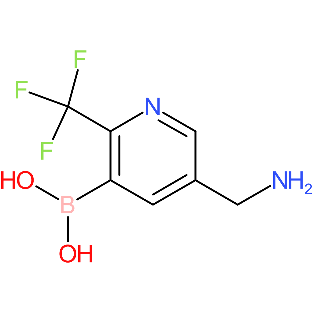[5-(aminomethyl)-2-(trifluoromethyl)pyridin-3-yl]boronic acid