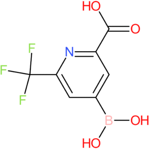 4-(dihydroxyboranyl)-6-(trifluoromethyl)pyridine-2-carboxylic acid