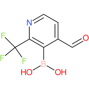 [4-formyl-2-(trifluoromethyl)pyridin-3-yl]boronic acid