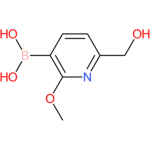 [6-(hydroxymethyl)-2-methoxypyridin-3-yl]boronic acid