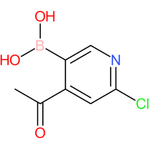 (4-acetyl-6-chloropyridin-3-yl)boronic acid