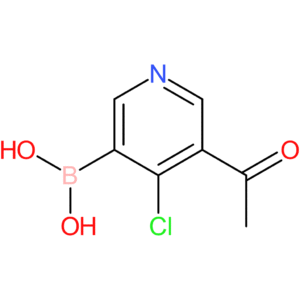 (5-acetyl-4-chloropyridin-3-yl)boronic acid
