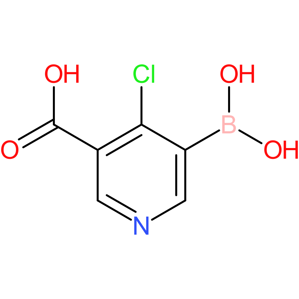 4-chloro-5-(dihydroxyboranyl)pyridine-3-carboxylic acid