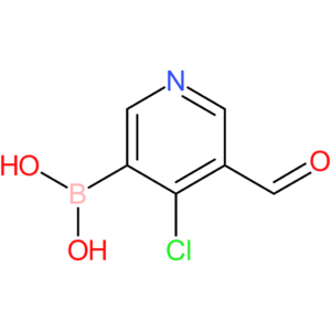 (4-chloro-5-formylpyridin-3-yl)boronic acid