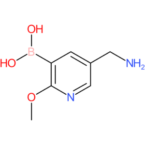 [5-(aminomethyl)-2-methoxypyridin-3-yl]boronic acid