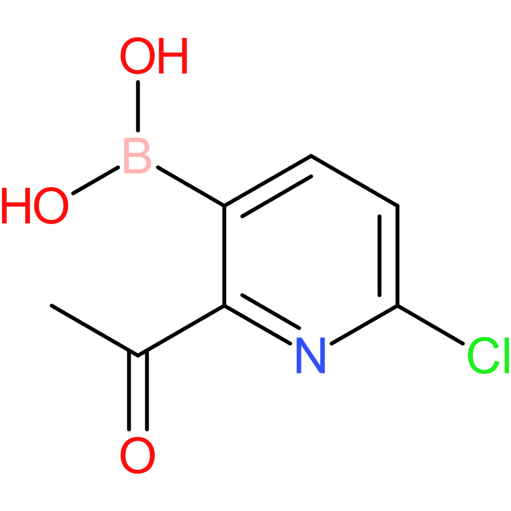 (2-acetyl-6-chloropyridin-3-yl)boronic acid