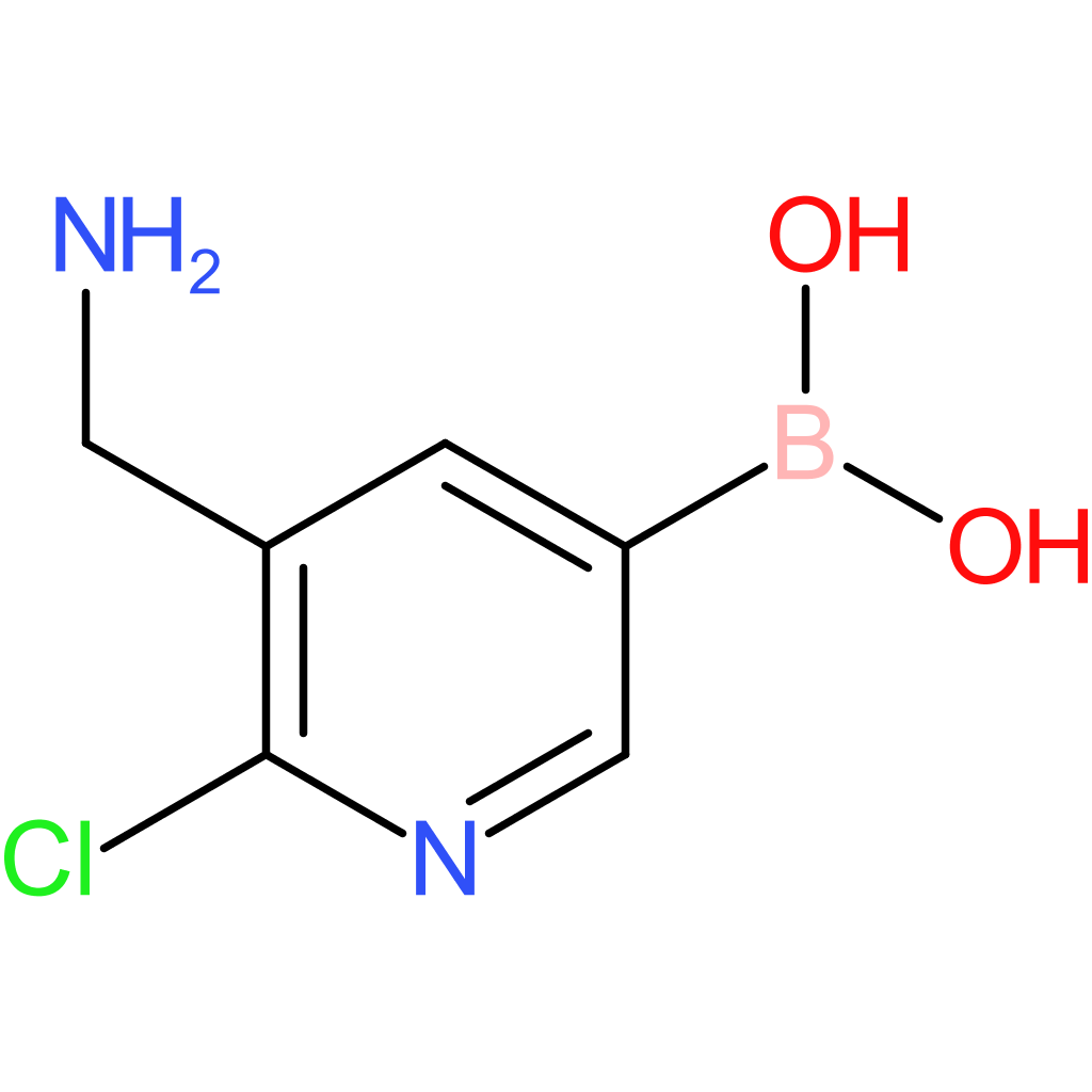 [5-(aminomethyl)-6-chloropyridin-3-yl]boronic acid