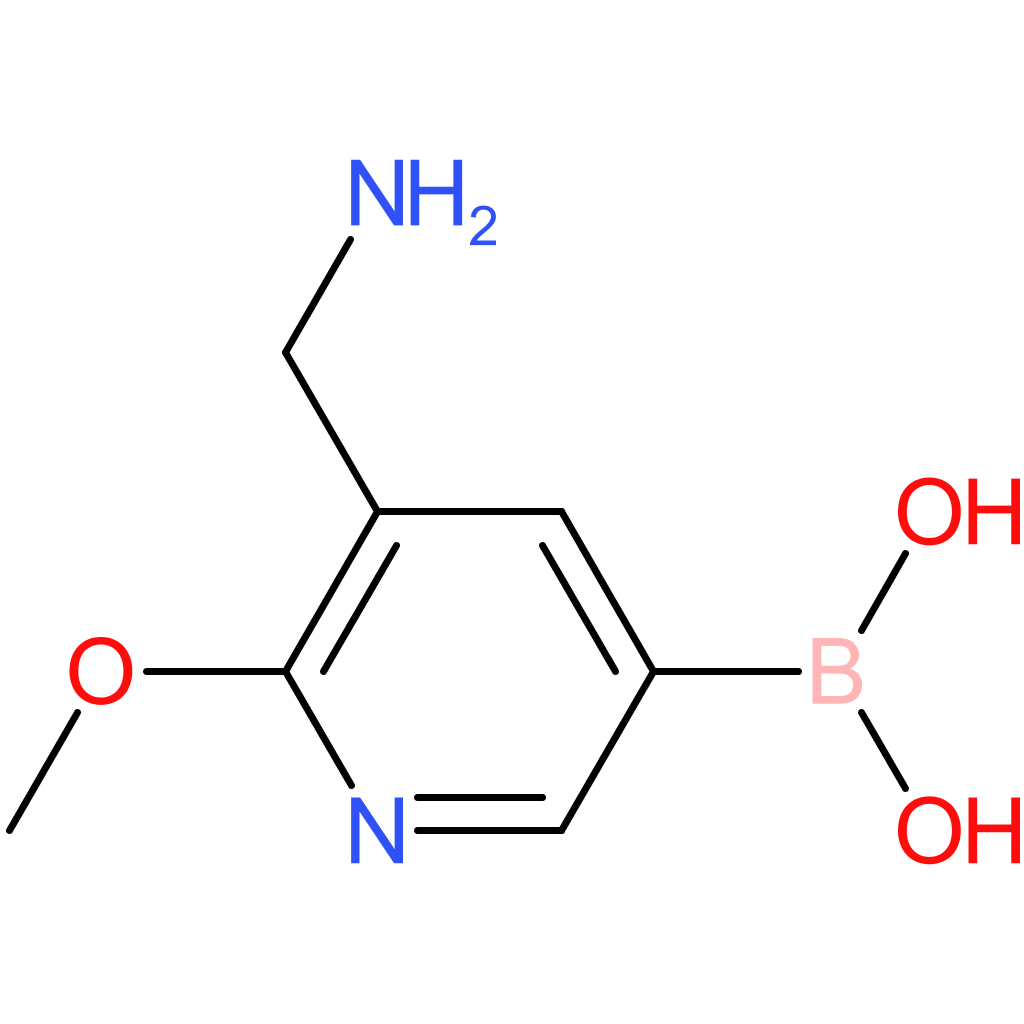[5-(aminomethyl)-6-methoxypyridin-3-yl]boronic acid