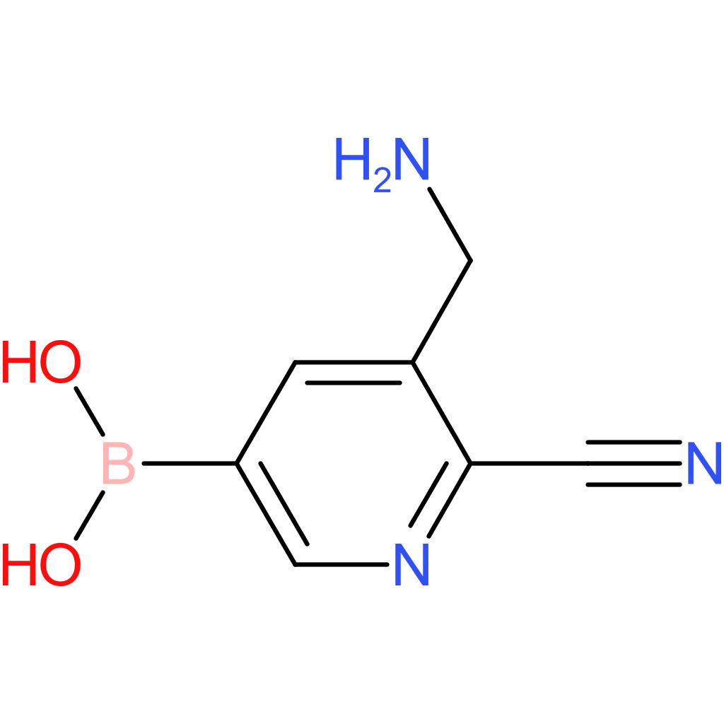 [5-(aminomethyl)-6-cyanopyridin-3-yl]boronic acid