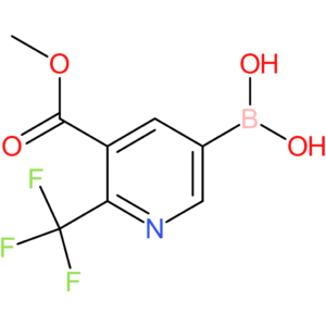 [5-(methoxycarbonyl)-6-(trifluoromethyl)pyridin-3-yl]boronic acid