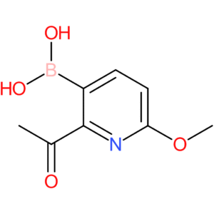 (2-acetyl-6-methoxypyridin-3-yl)boronic acid