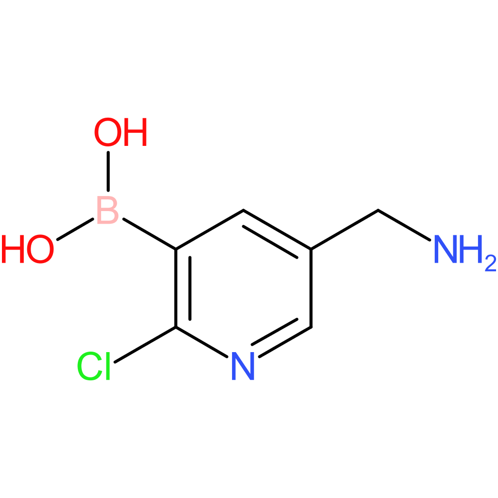 [5-(aminomethyl)-2-chloropyridin-3-yl]boronic acid