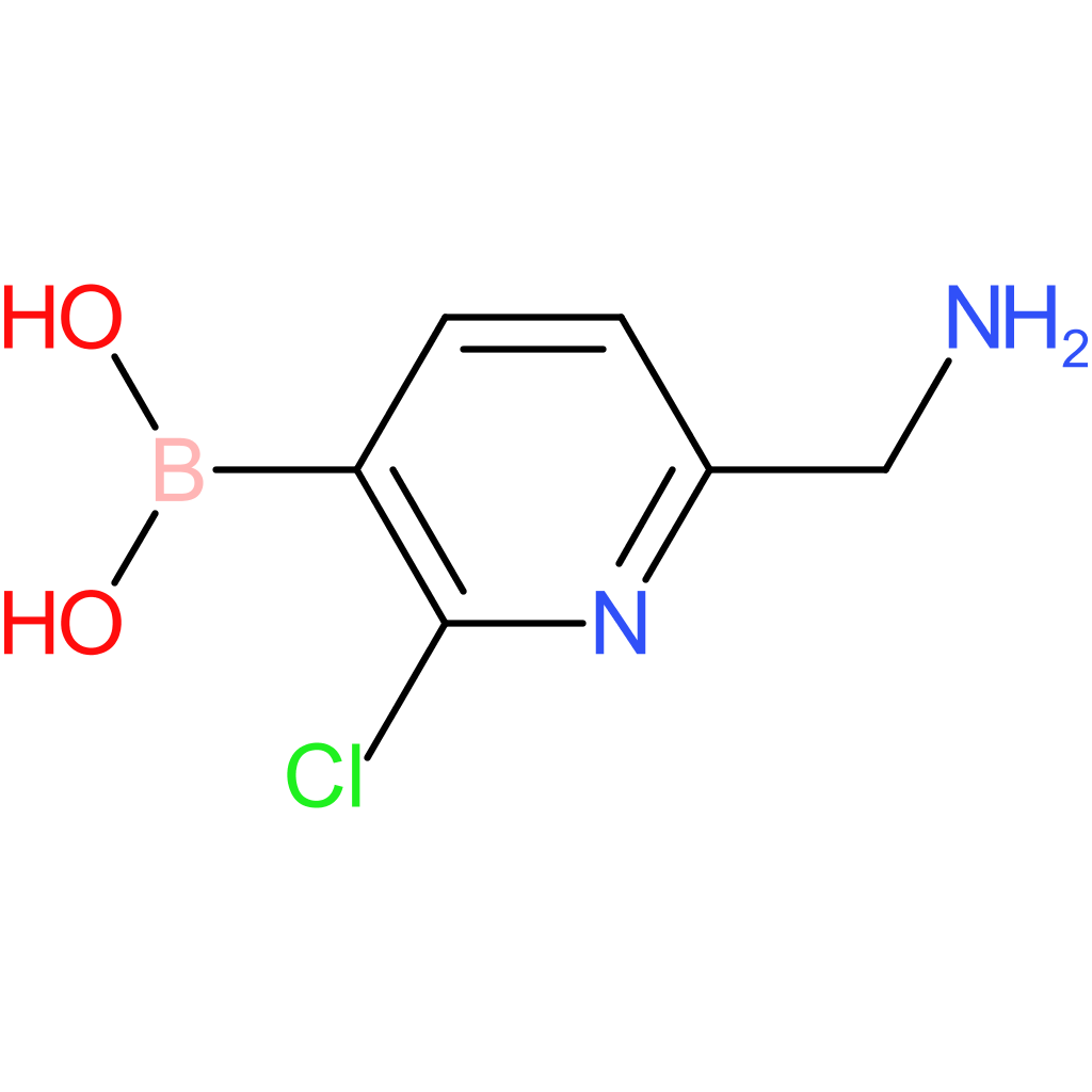 [6-(aminomethyl)-2-chloropyridin-3-yl]boronic acid