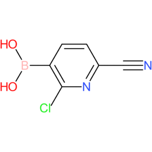 (2-chloro-6-cyanopyridin-3-yl)boronic acid