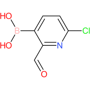 (6-chloro-2-formylpyridin-3-yl)boronic acid
