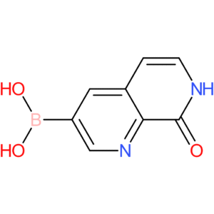 (8-oxo-7,8-dihydro-1,7-naphthyridin-3-yl)boronic acid