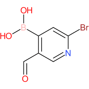 (2-bromo-5-formylpyridin-4-yl)boronic acid