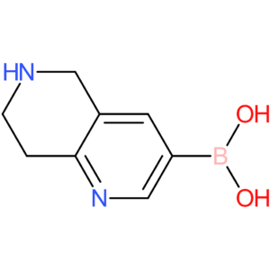 (5,6,7,8-tetrahydro-1,6-naphthyridin-3-yl)boronic acid
