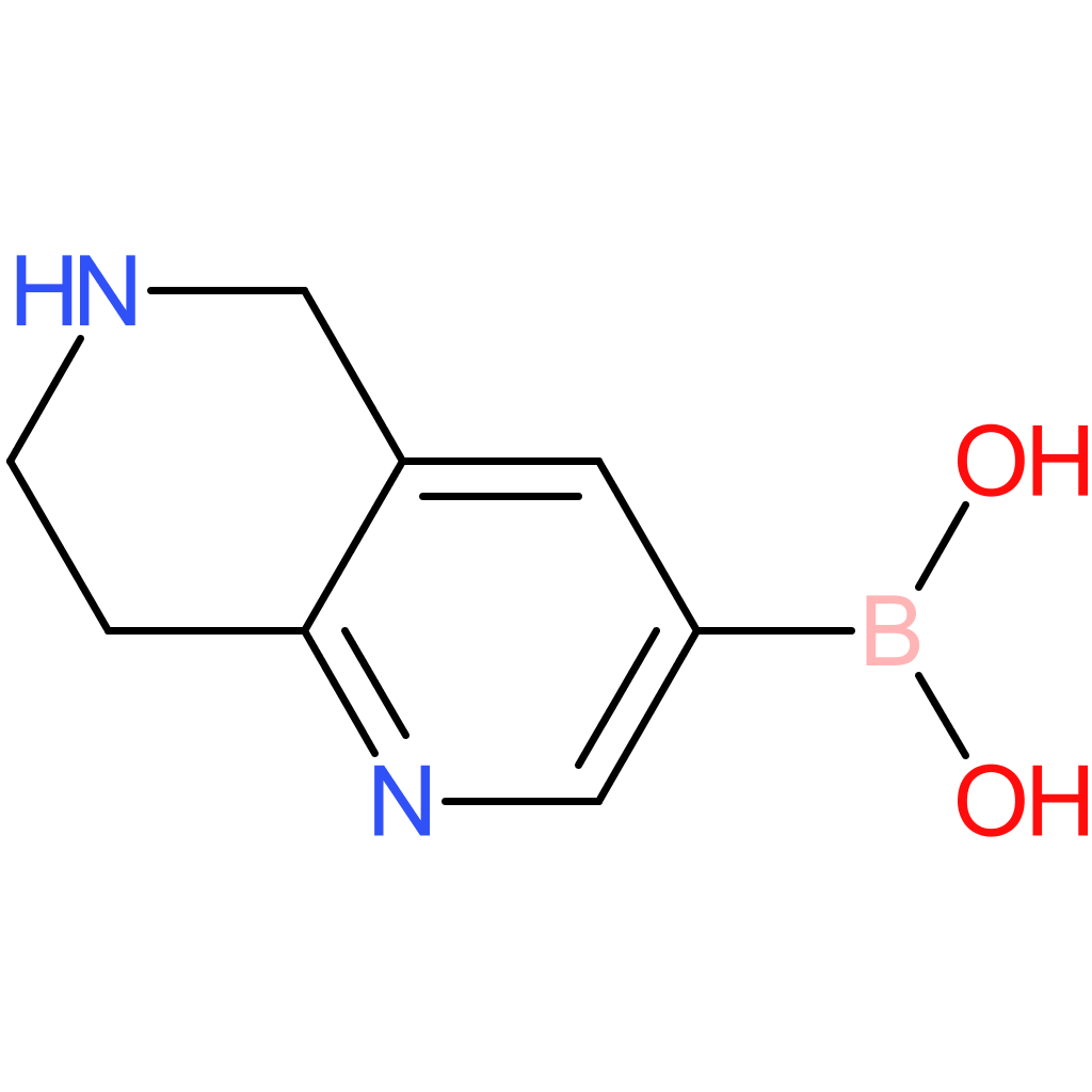 (5,6,7,8-tetrahydro-1,6-naphthyridin-3-yl)boronic acid