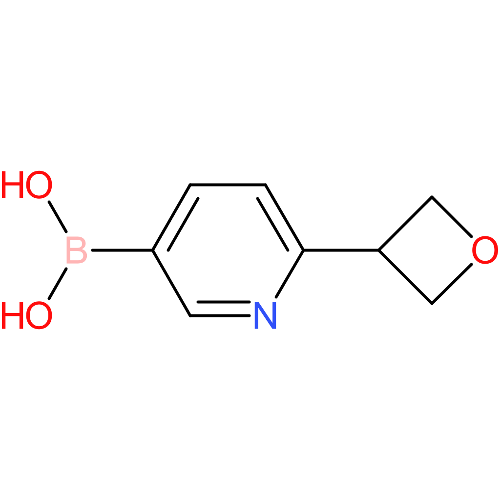 [6-(oxetan-3-yl)pyridin-3-yl]boronic acid