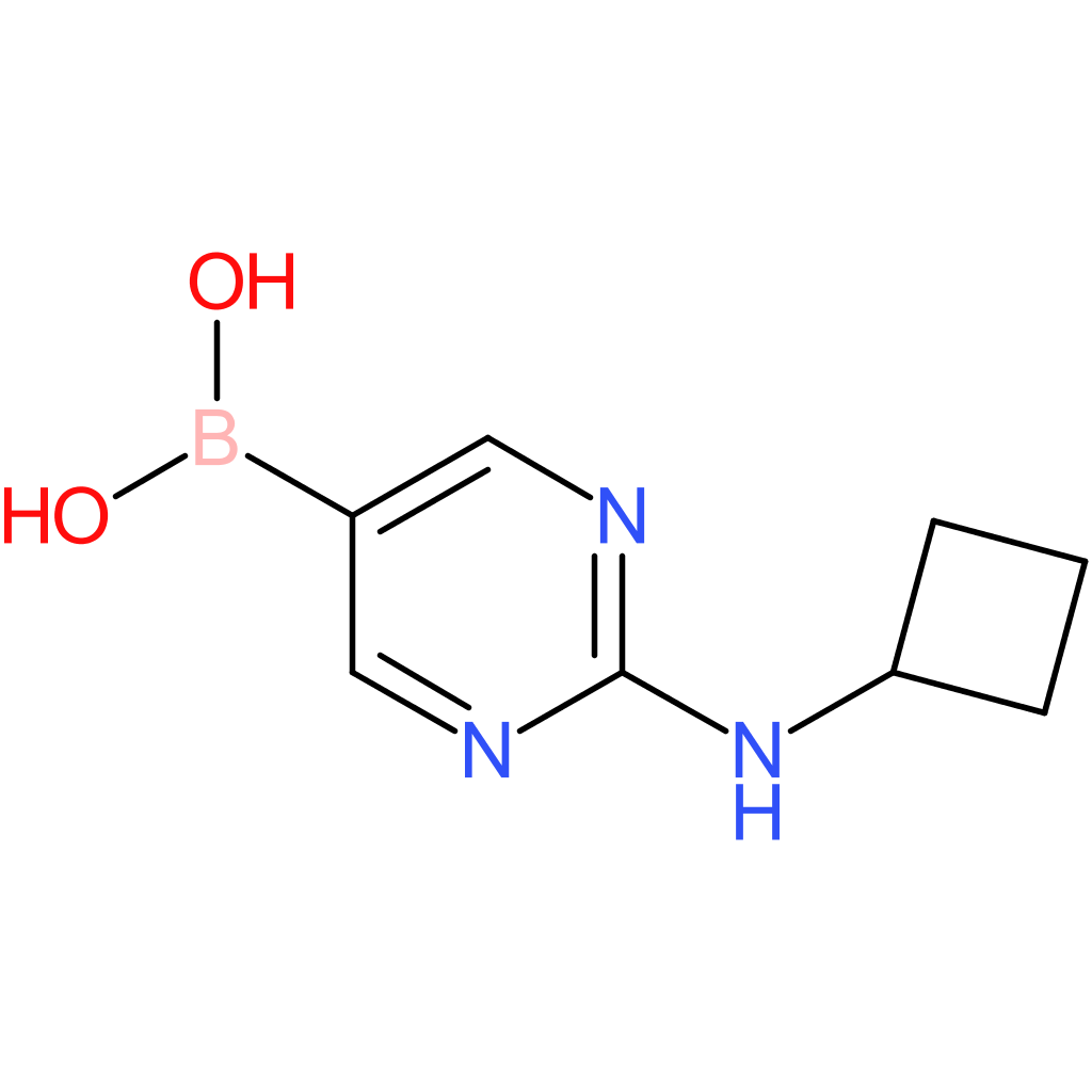 [2-(cyclobutylamino)pyrimidin-5-yl]boronic acid