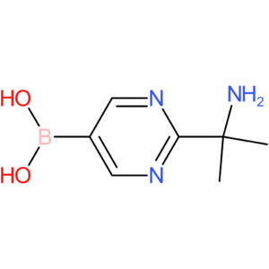 2-(2-aminopropan-2-yl)pyrimidine-5-boronic acid
