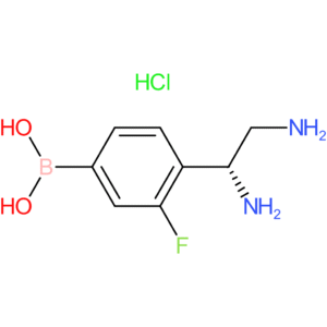 (4-[(1r)-1,2-diaminoethyl]-3-fluorophenyl)boronic acid hydrochloride