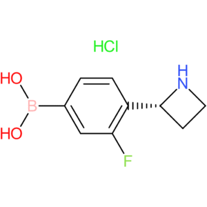 (4-[(2r)-azetidin-2-yl]-3-fluorophenyl)boronic acid hydrochloride