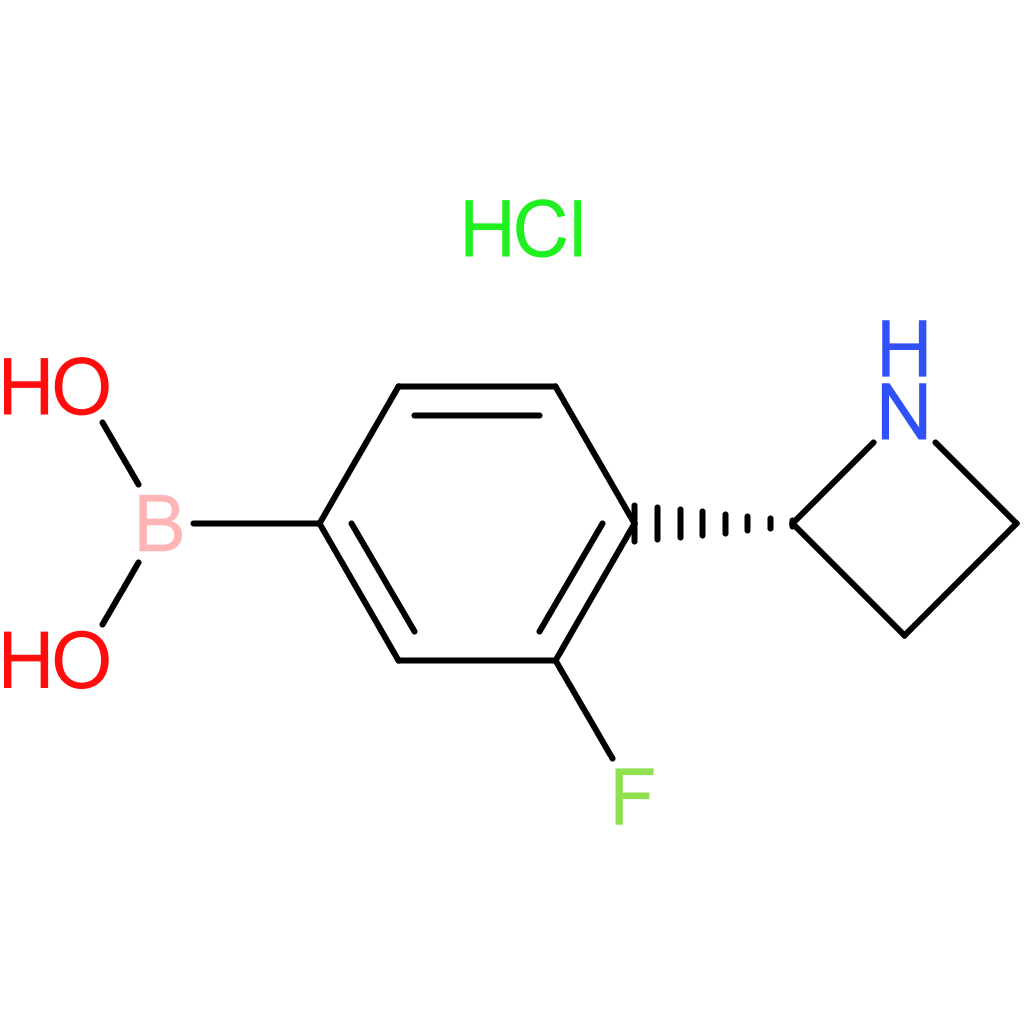 (4-[(2r)-azetidin-2-yl]-3-fluorophenyl)boronic acid hydrochloride
