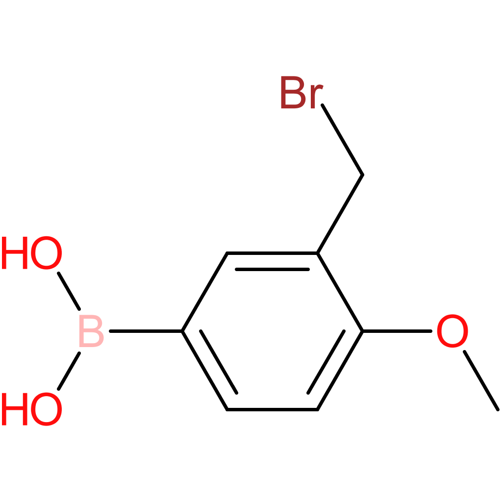 3-bromomethyl-4-methoxyphenylboronic acid