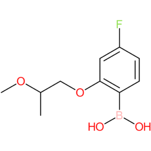 [4-fluoro-2-(2-methoxypropoxy)phenyl]boronic acid