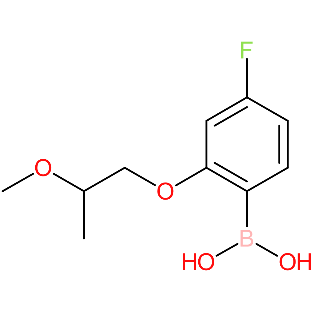[4-fluoro-2-(2-methoxypropoxy)phenyl]boronic acid