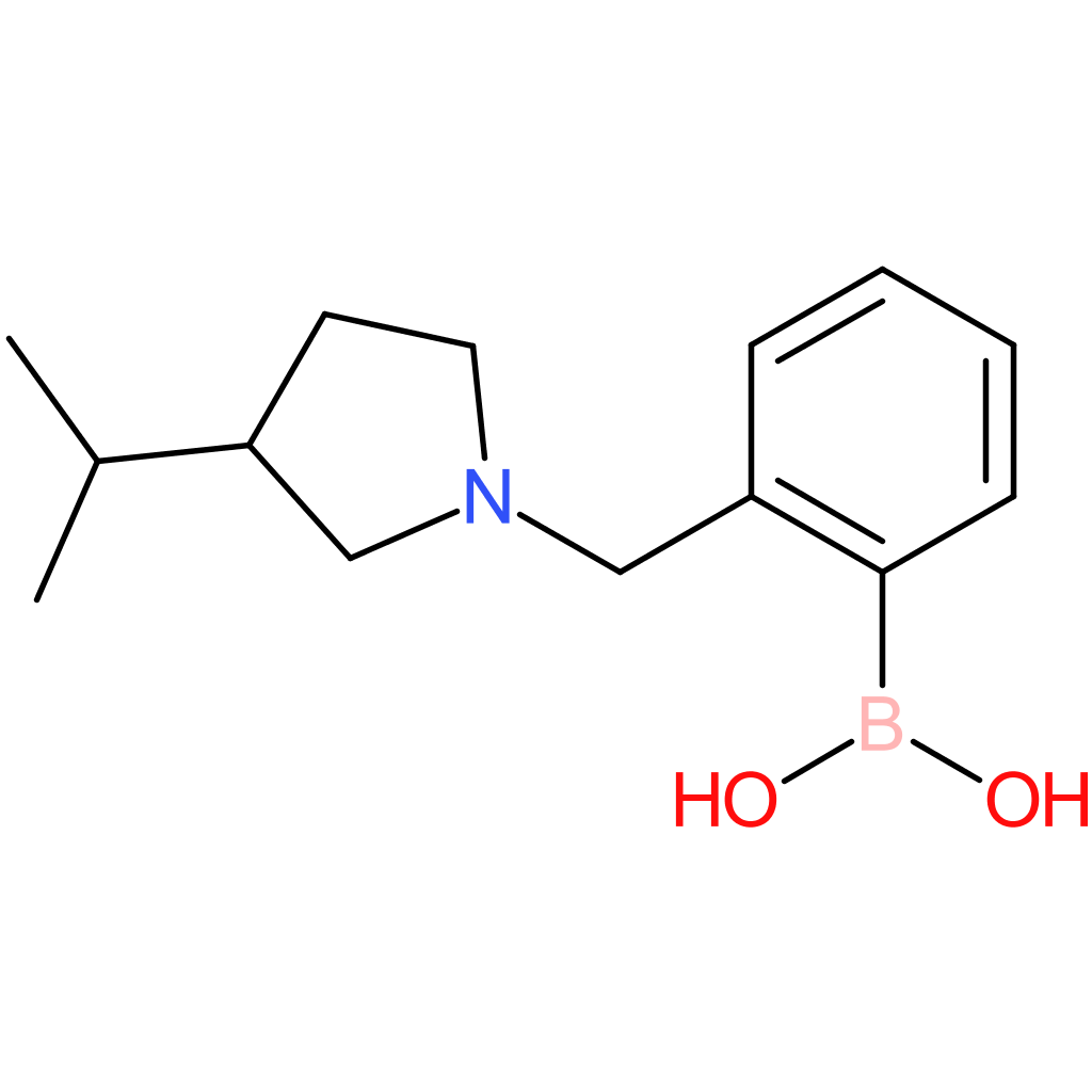 (2-([3-(propan-2-yl)pyrrolidin-1-yl]methyl)phenyl)boronic acid