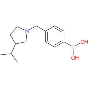(4-([3-(propan-2-yl)pyrrolidin-1-yl]methyl)phenyl)boronic acid