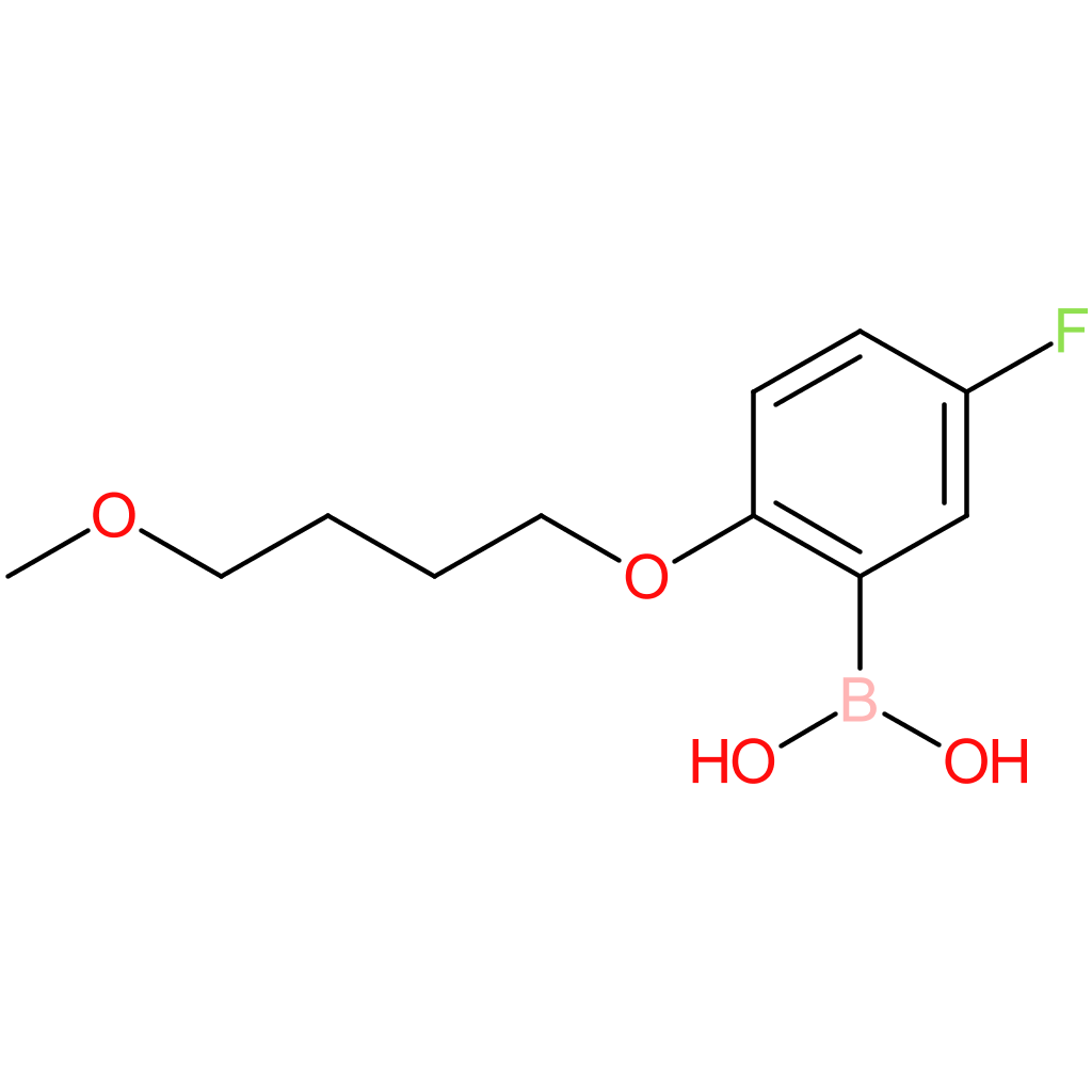 [5-fluoro-2-(4-methoxybutoxy)phenyl]boronic acid