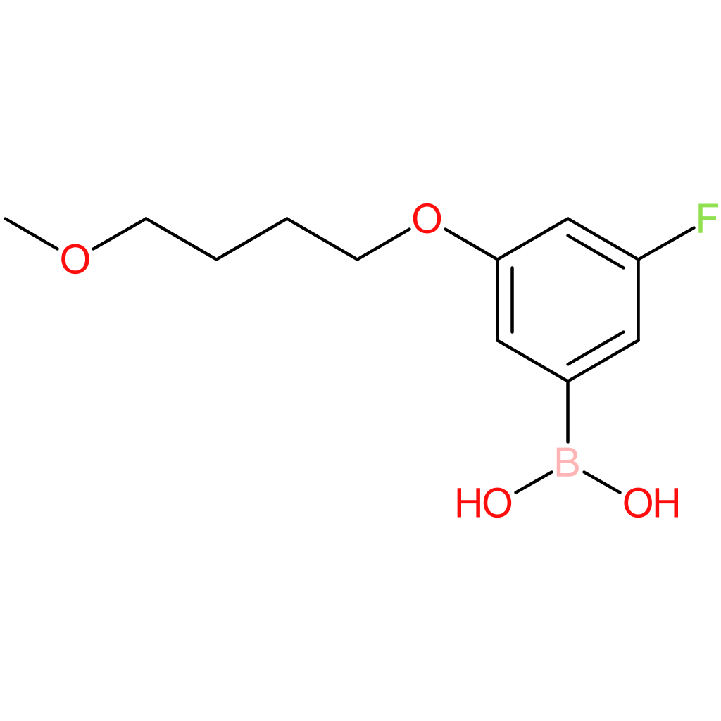 [3-fluoro-5-(4-methoxybutoxy)phenyl]boronic acid