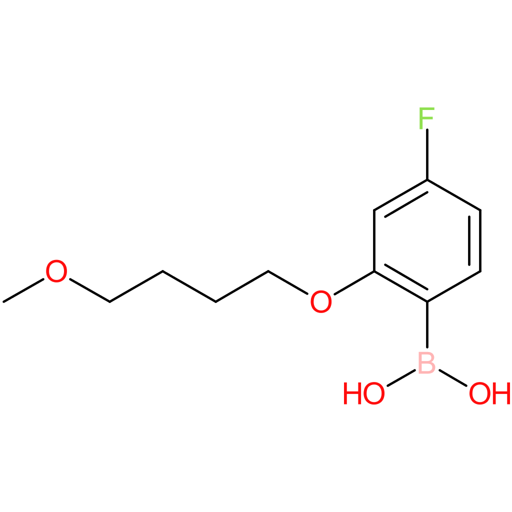 [4-fluoro-2-(4-methoxybutoxy)phenyl]boronic acid