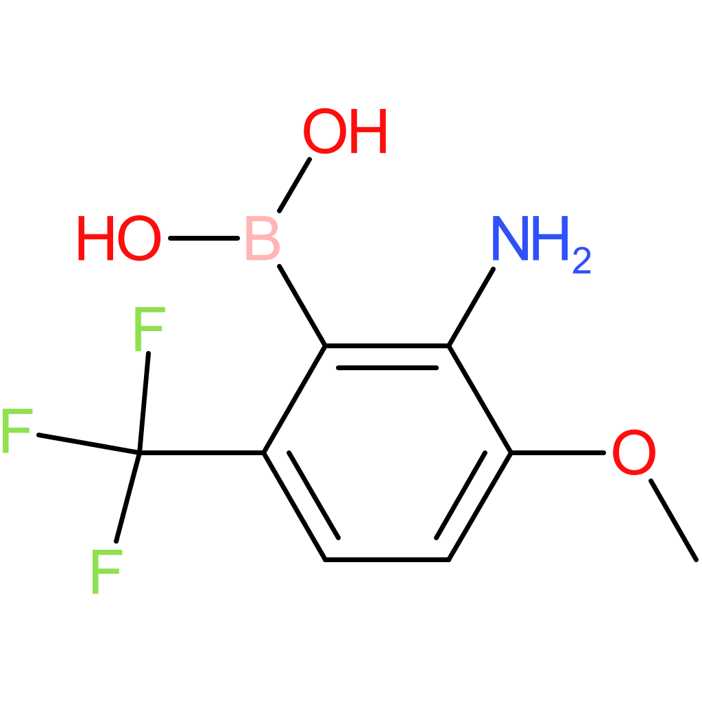 (2-amino-3-methoxy-6-(trifluoromethyl)phenyl)boronic acid