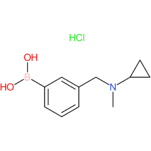 (3-([cyclopropyl(methyl)amino]methyl)phenyl)boronic acid hydrochloride
