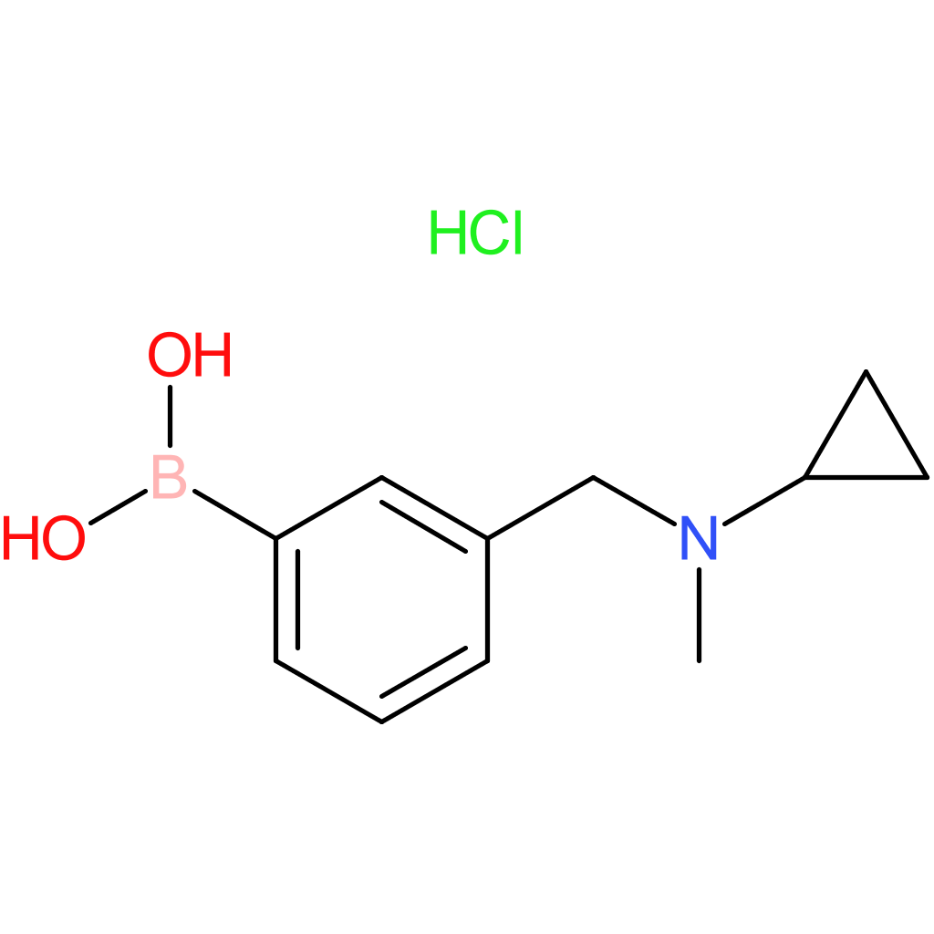 (3-([cyclopropyl(methyl)amino]methyl)phenyl)boronic acid hydrochloride