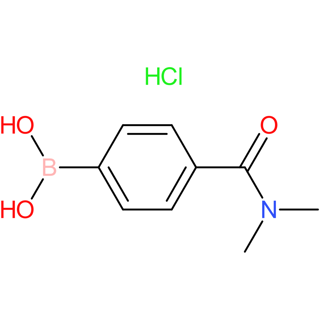(4-(dimethylcarbamoyl)phenyl)boronic acid hydrochloride