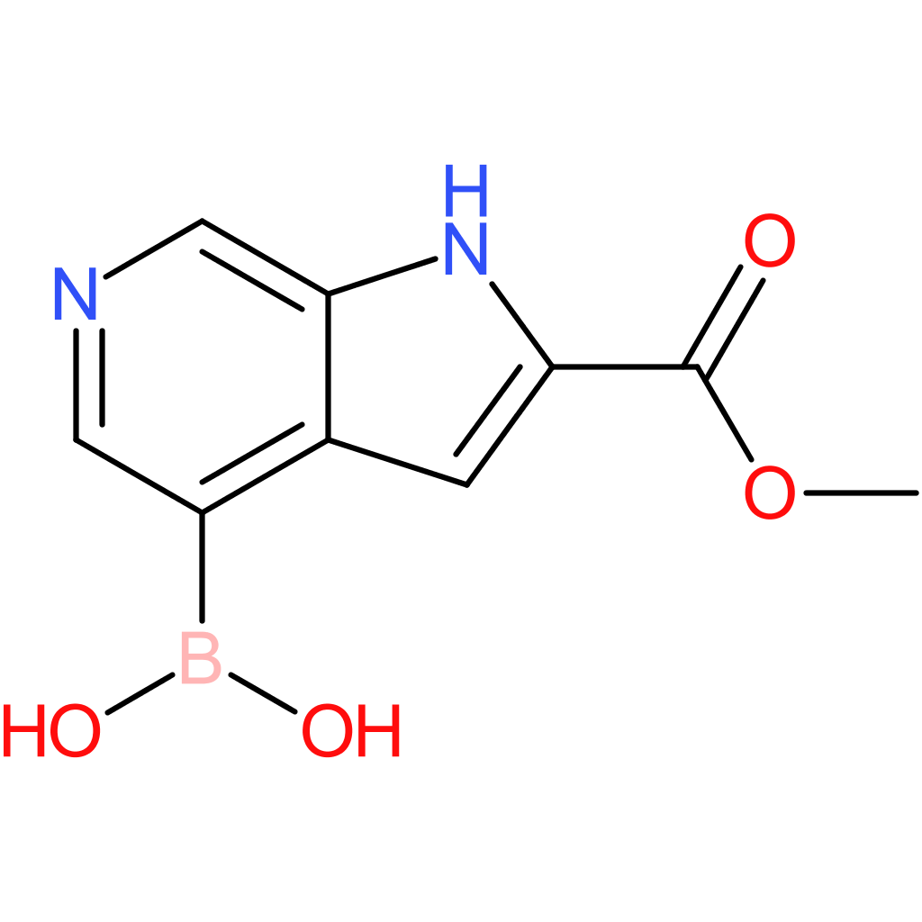 2-(methoxycarbonyl)-1h-pyrrolo[2,3-c]pyridin-4-ylboronic acid