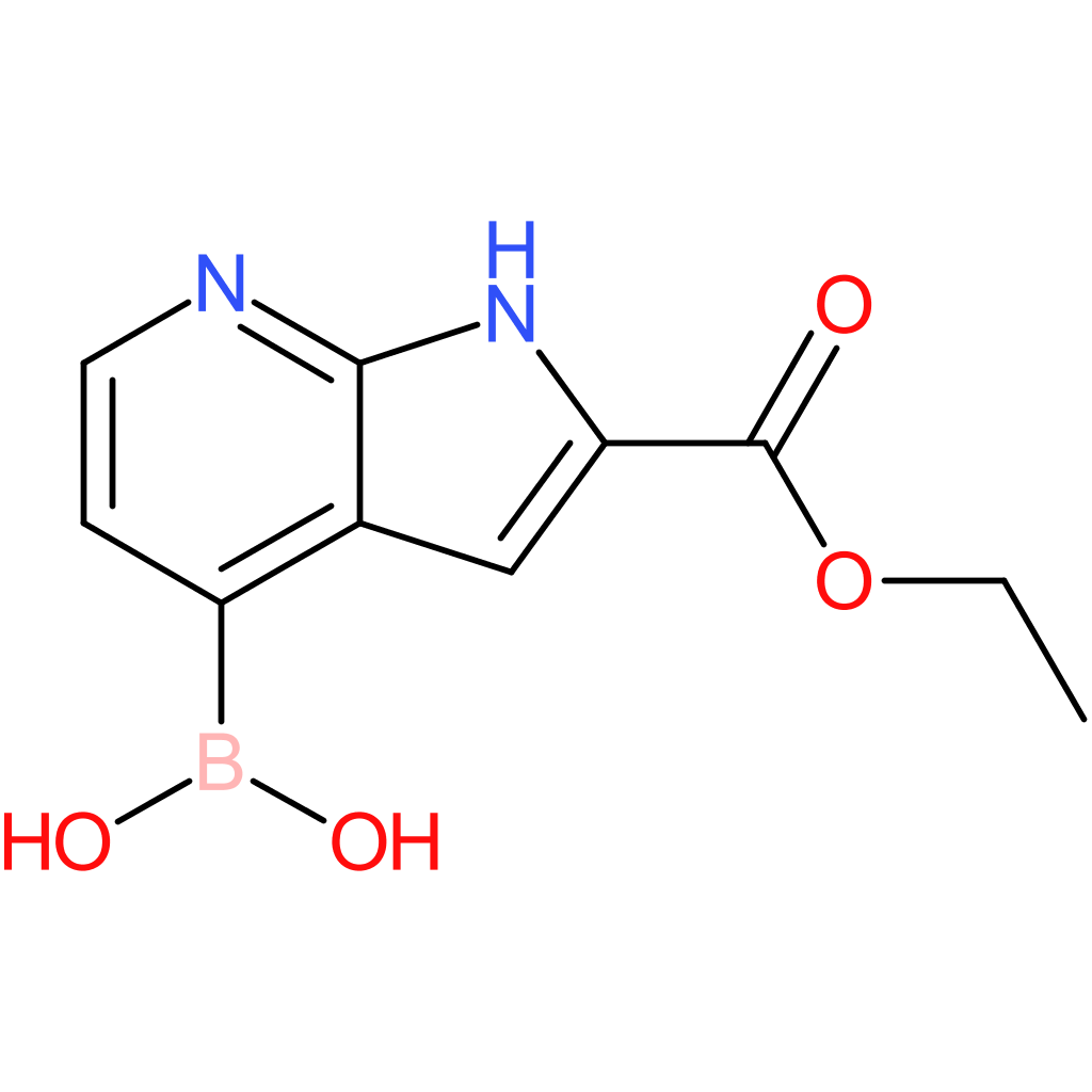2-(ethoxycarbonyl)-1h-pyrrolo[2,3-b]pyridin-4-ylboronic acid