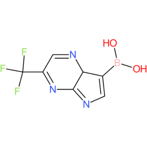 3-(trifluoromethyl)-7ah-pyrrolo[3,2-b]pyrazin-7-ylboronic acid