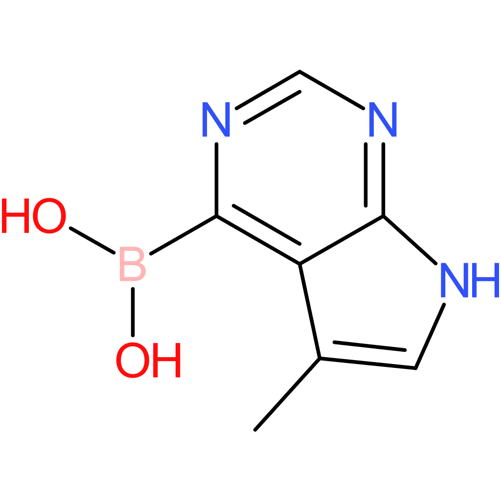 (5-methyl-7h-pyrrolo[2,3-d]pyrimidin-4-yl)boronic acid